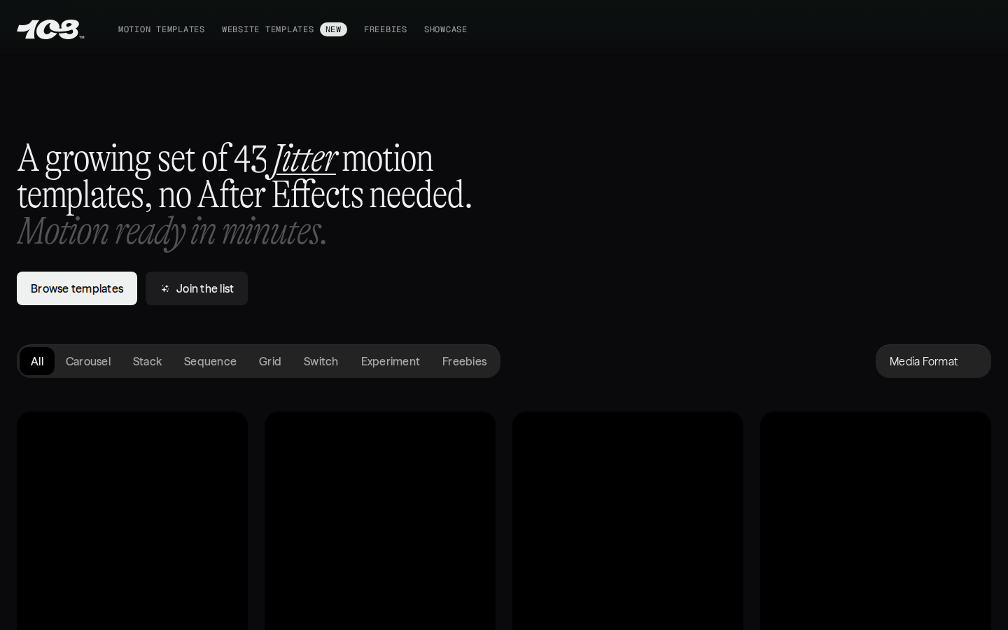 Screenshot of 108™ Supply