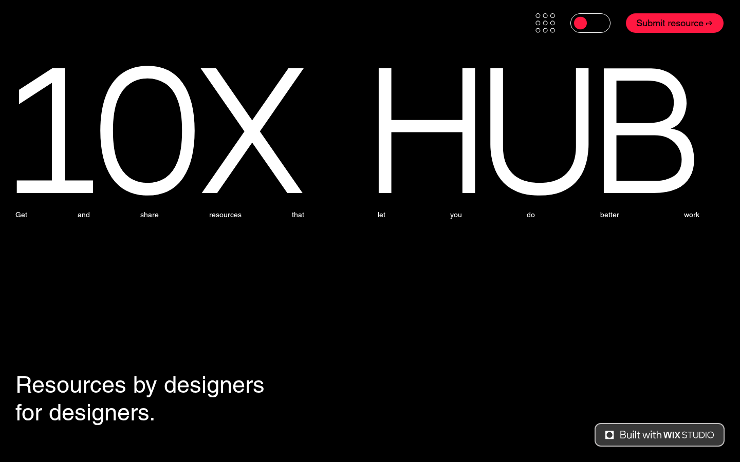 Screenshot of 10X HUB | Fons Mans