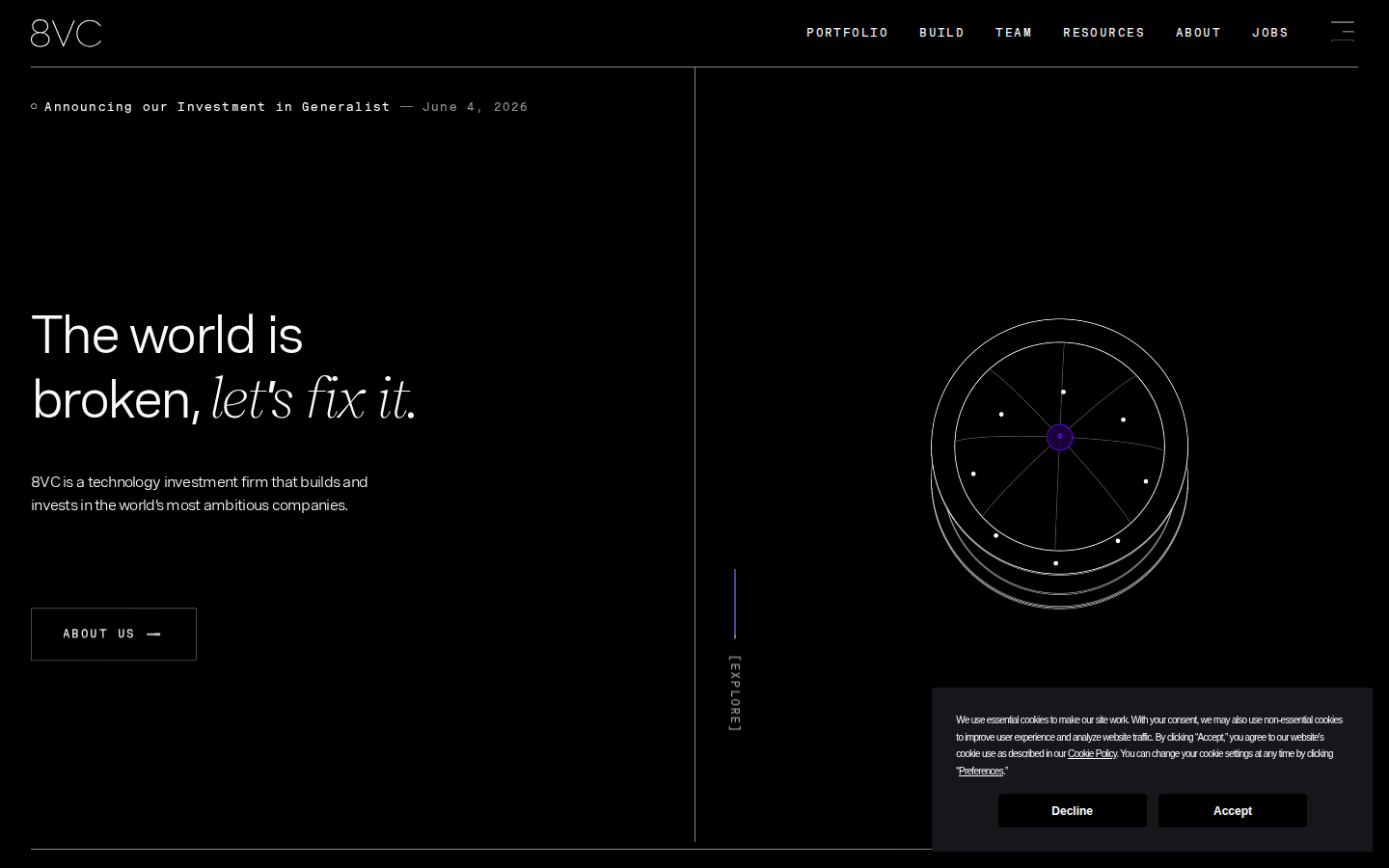 Screenshot of 8VC