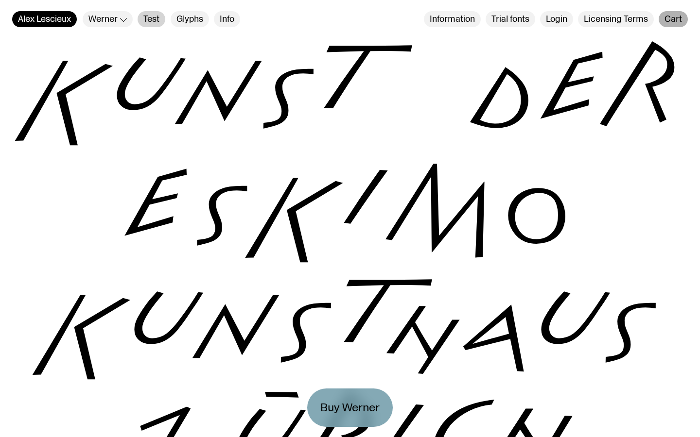 Screenshot of Alex Lescieux