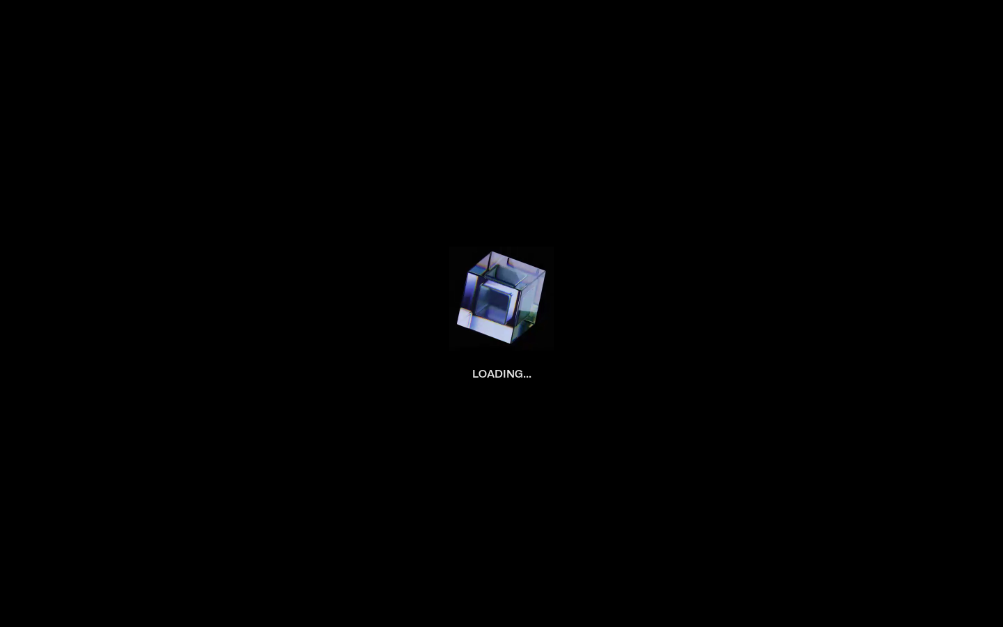 Screenshot of Glass 3D Abstract Animated Shapes