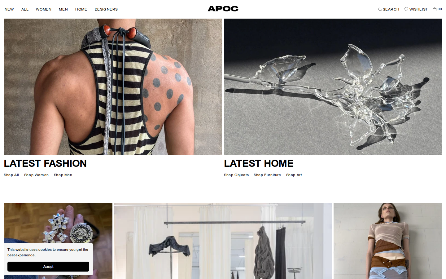 Screenshot of APOC STORE
