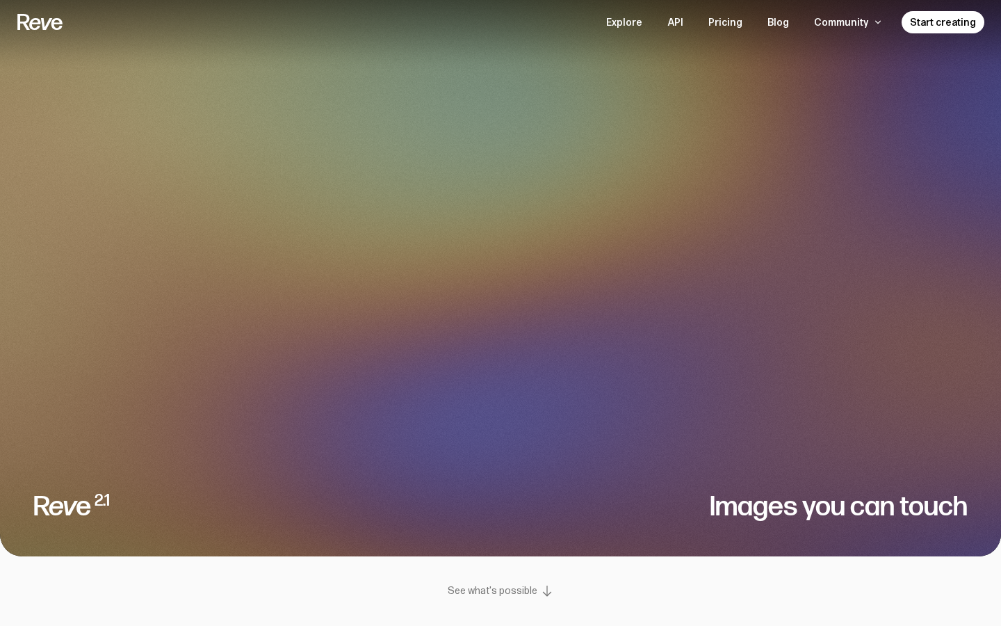 Screenshot of Reve
