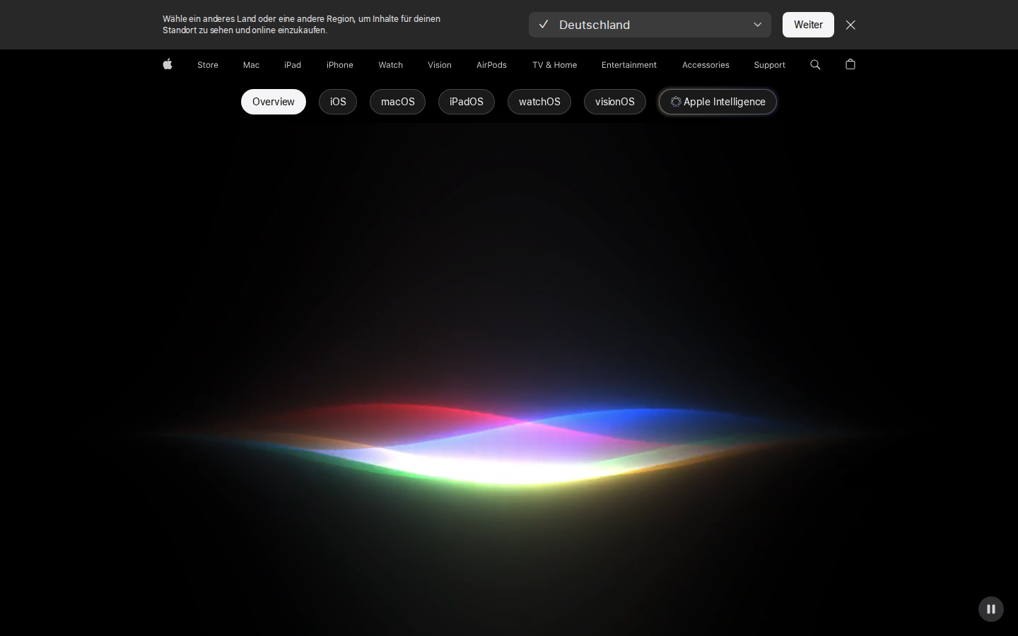 Screenshot of Apple