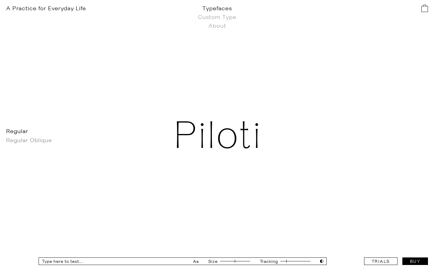 Screenshot of A Practice for Everyday Life