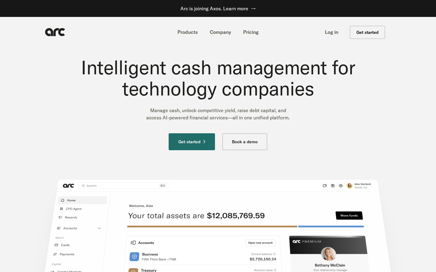 Screenshot of Arc