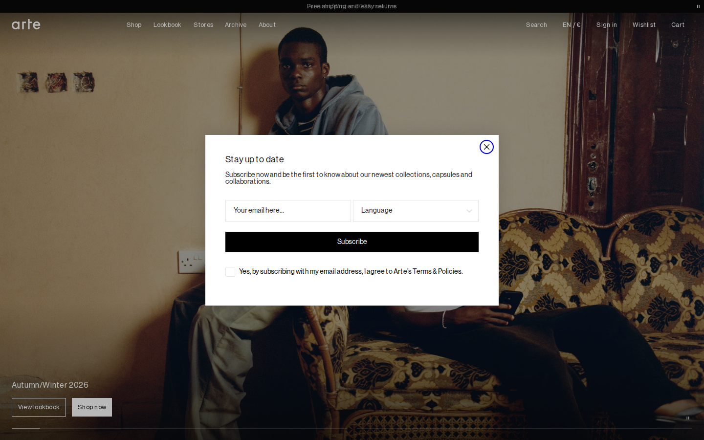 Screenshot of Arte Antwerp
