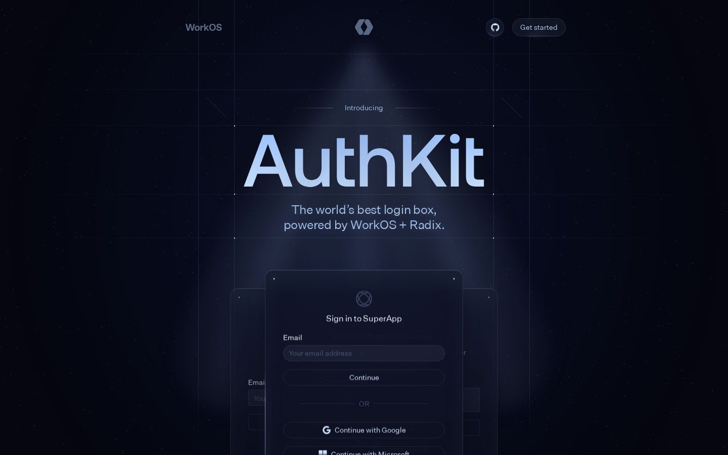 Screenshot of AuthKit by WorkOS