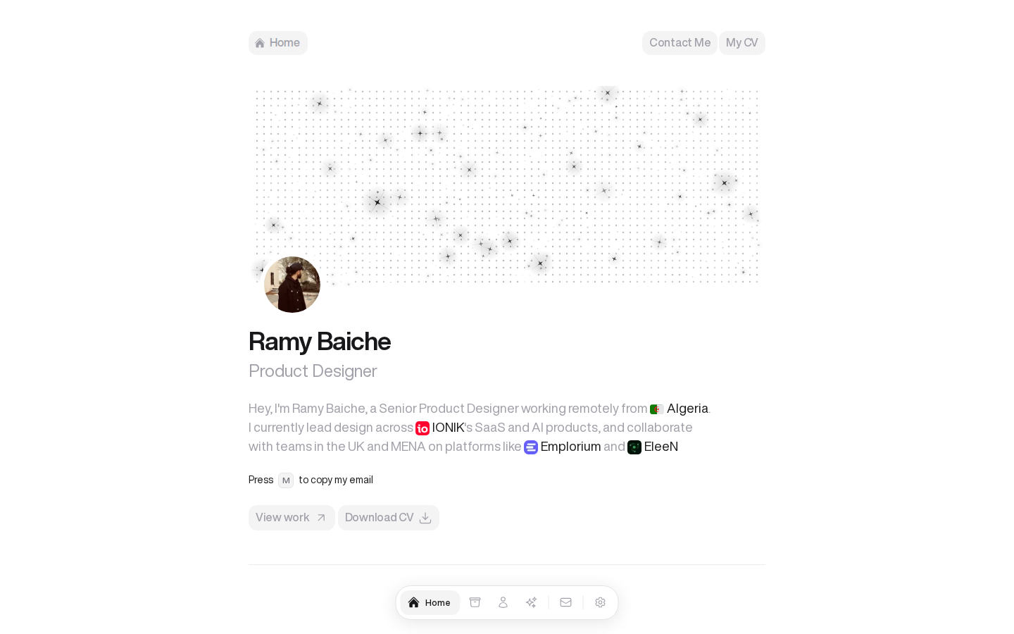 Screenshot of Ramy Baiche