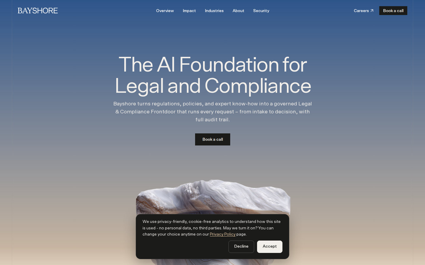 Screenshot of AI Front Door for Legal & Compliance