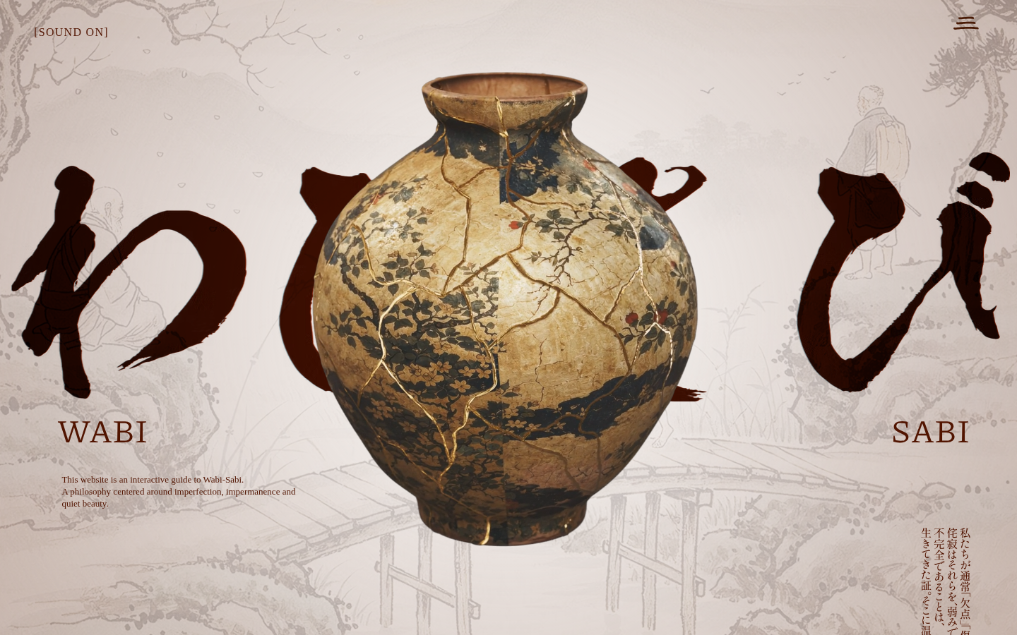 Screenshot of Wabi Sabi - Beautiful imperfection
