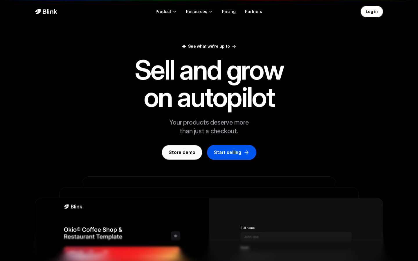 Screenshot of Blink