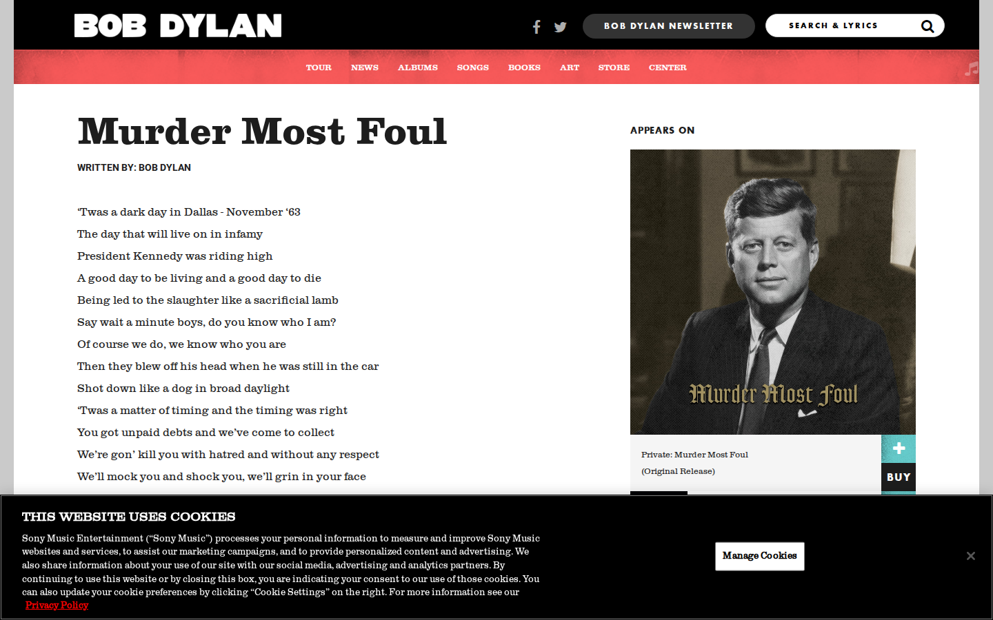 Screenshot of Murder Most Foul