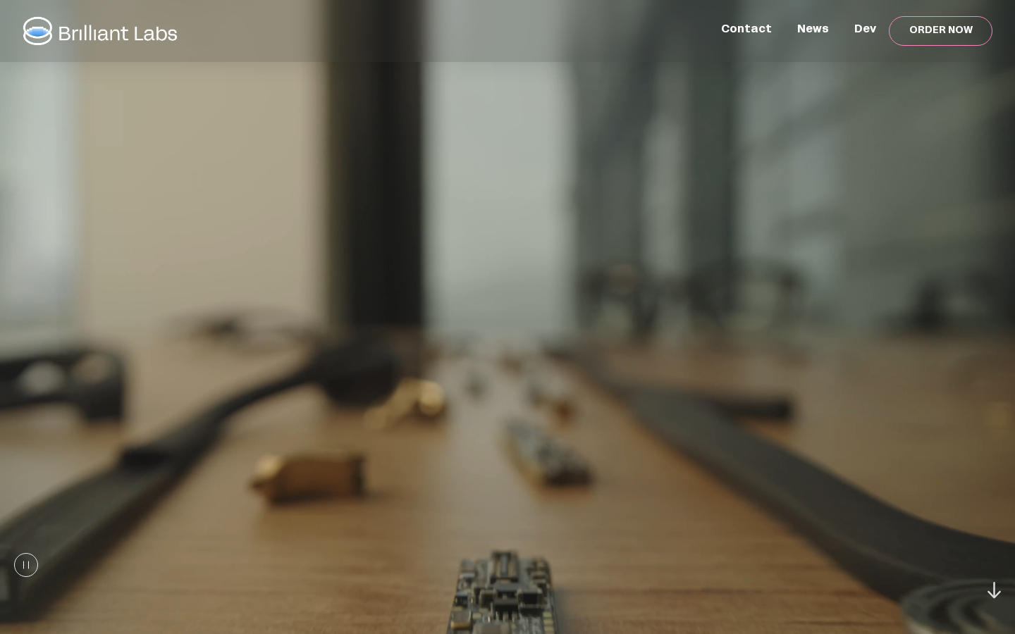 Screenshot of Brilliant Labs