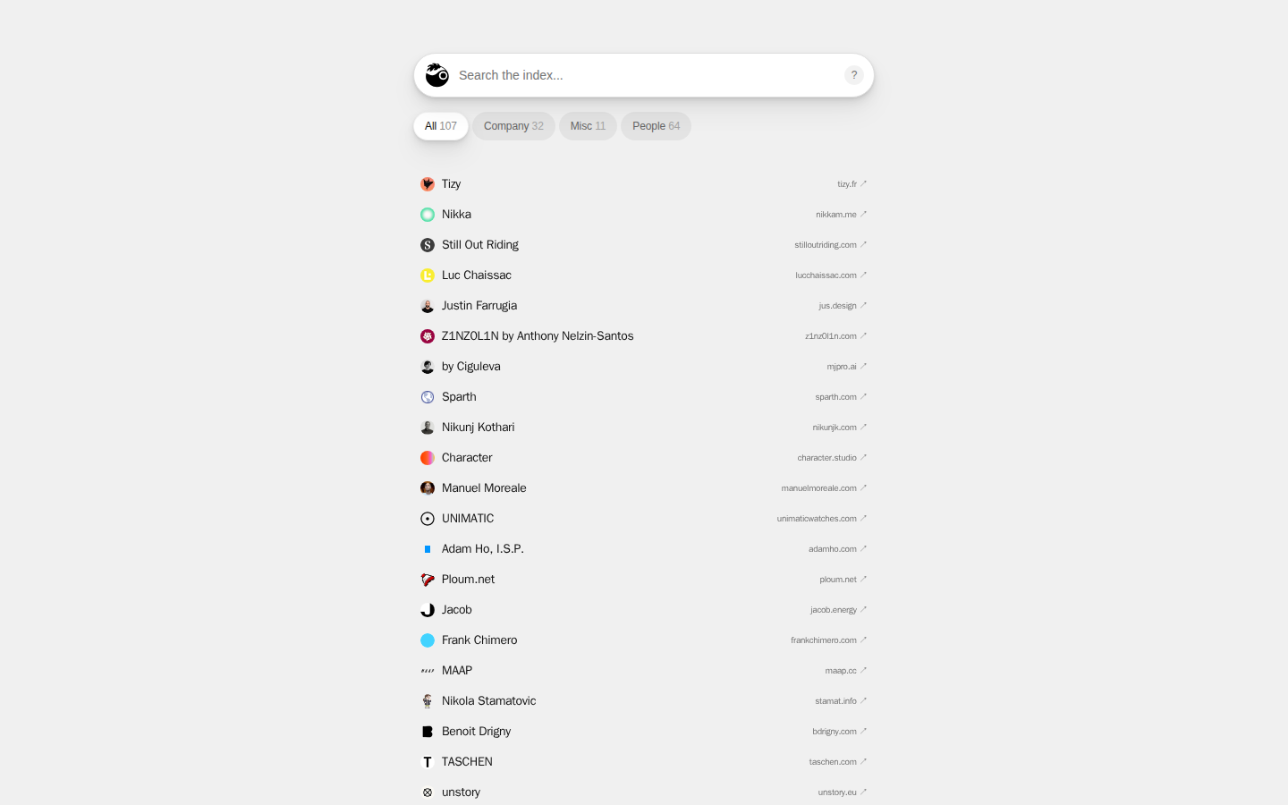Screenshot of bueno.fyi