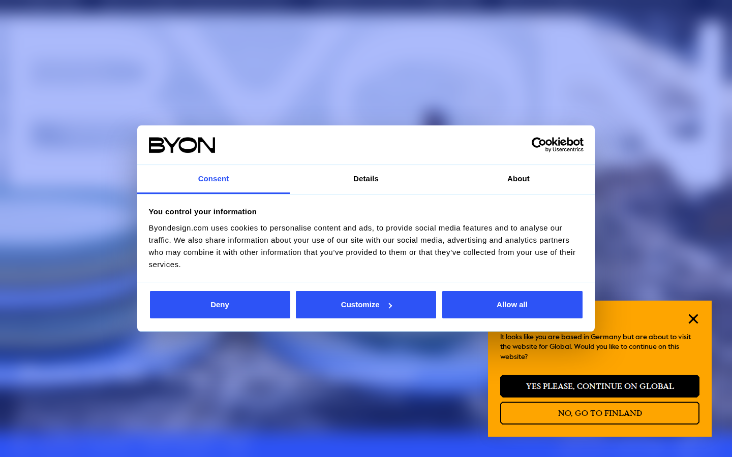 Screenshot of Byon Design