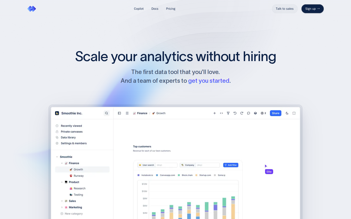 Screenshot of Supernova AI (formerly Canvas)