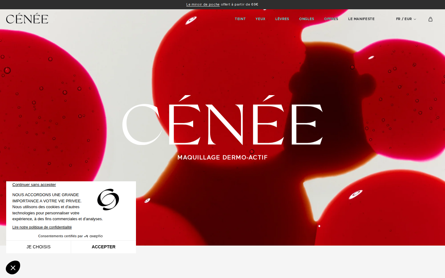 Screenshot of CÉNÉE