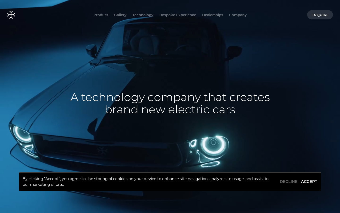 Screenshot of Home page :: Charge