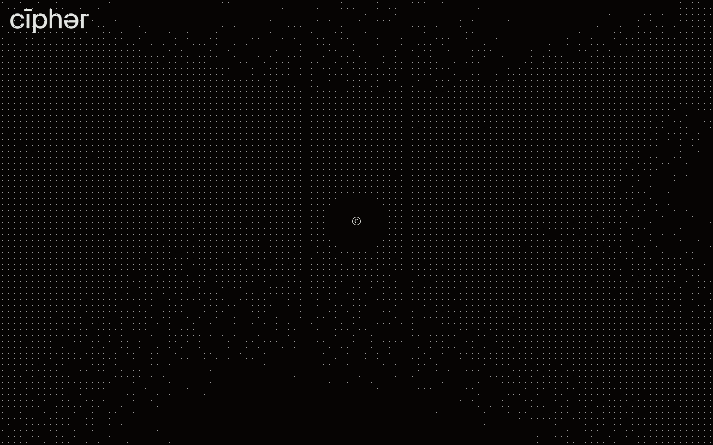 Screenshot of CIPHER