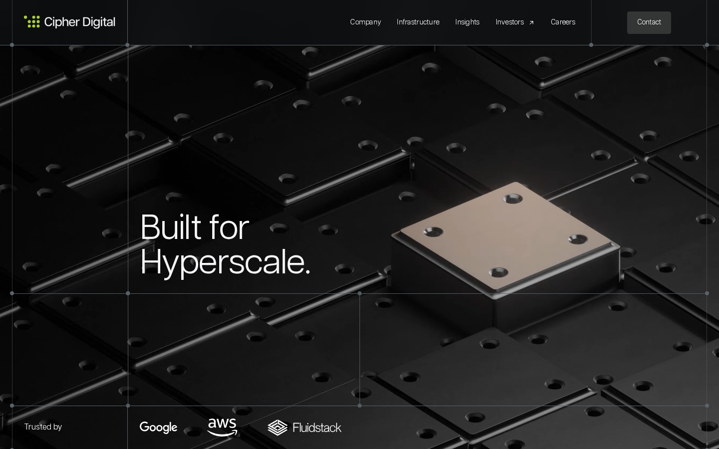 Screenshot of Cipher Digital