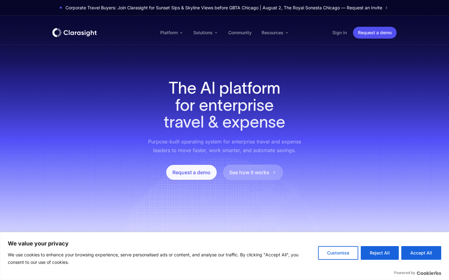 Screenshot of Clarasight