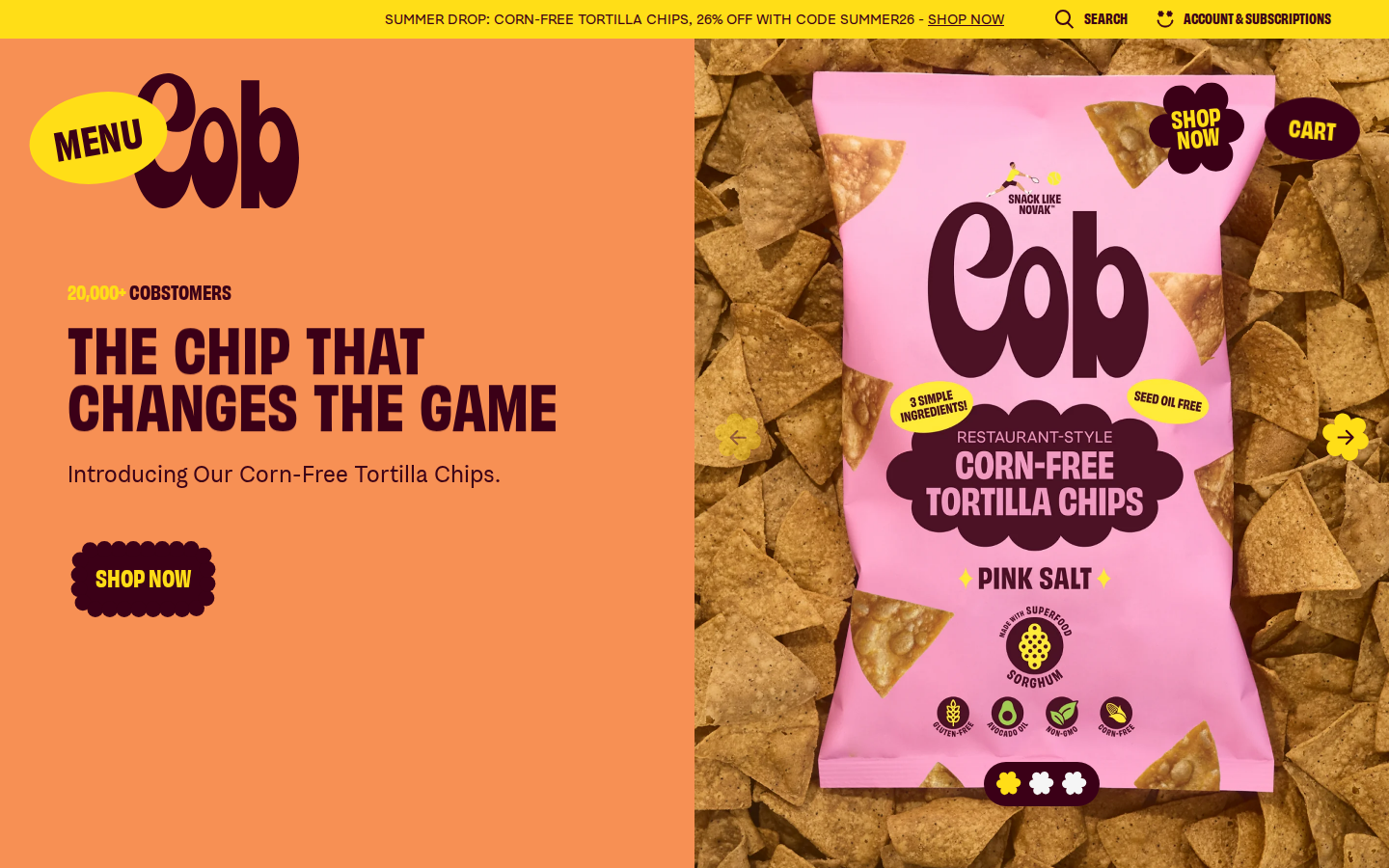 Screenshot of Cob