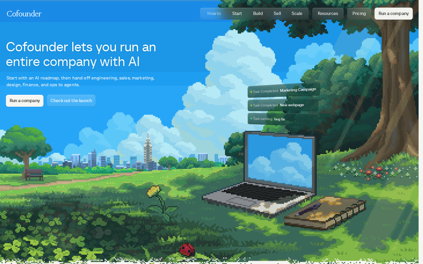 Screenshot of Cofounder