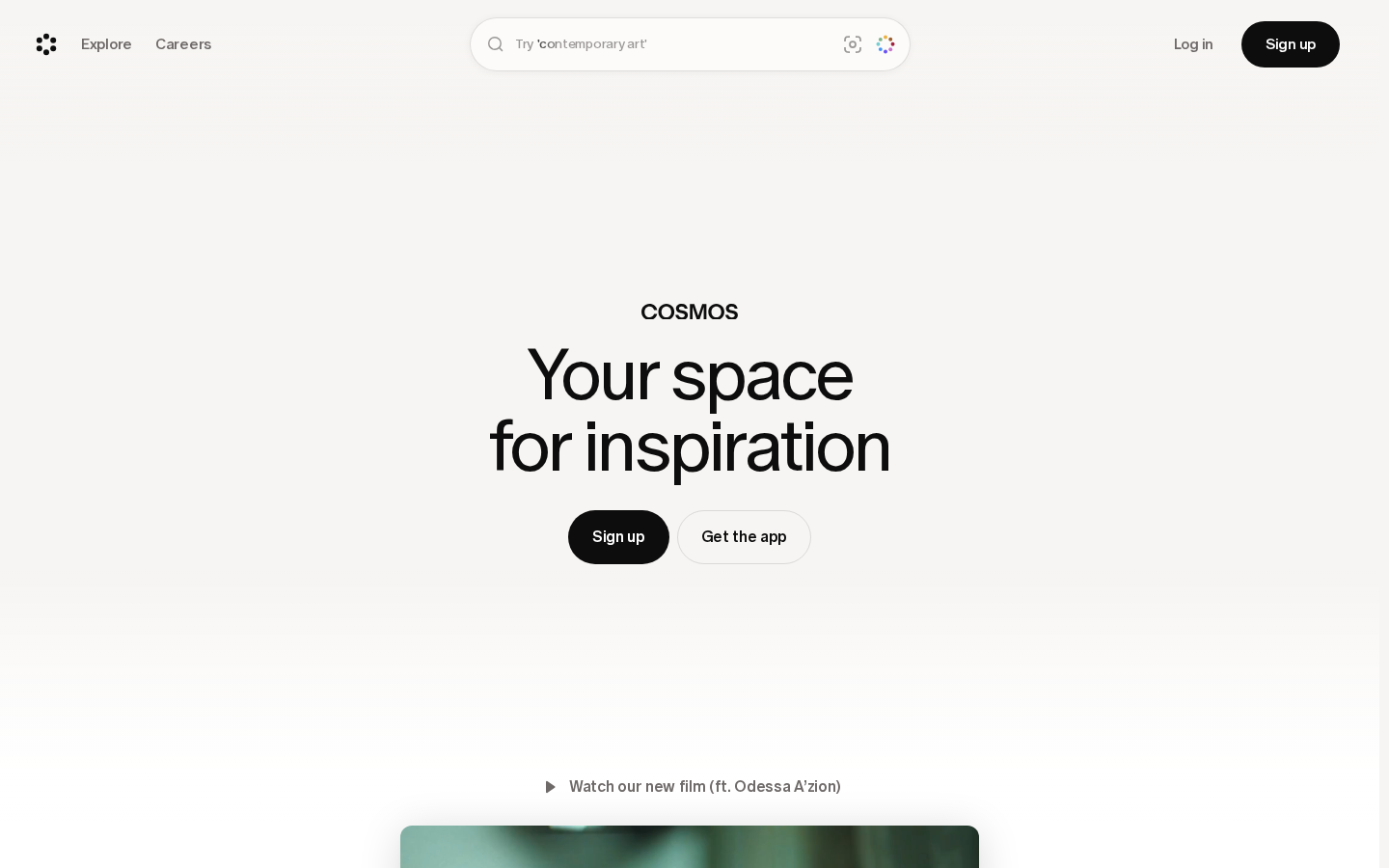 Screenshot of CosmosOpen
