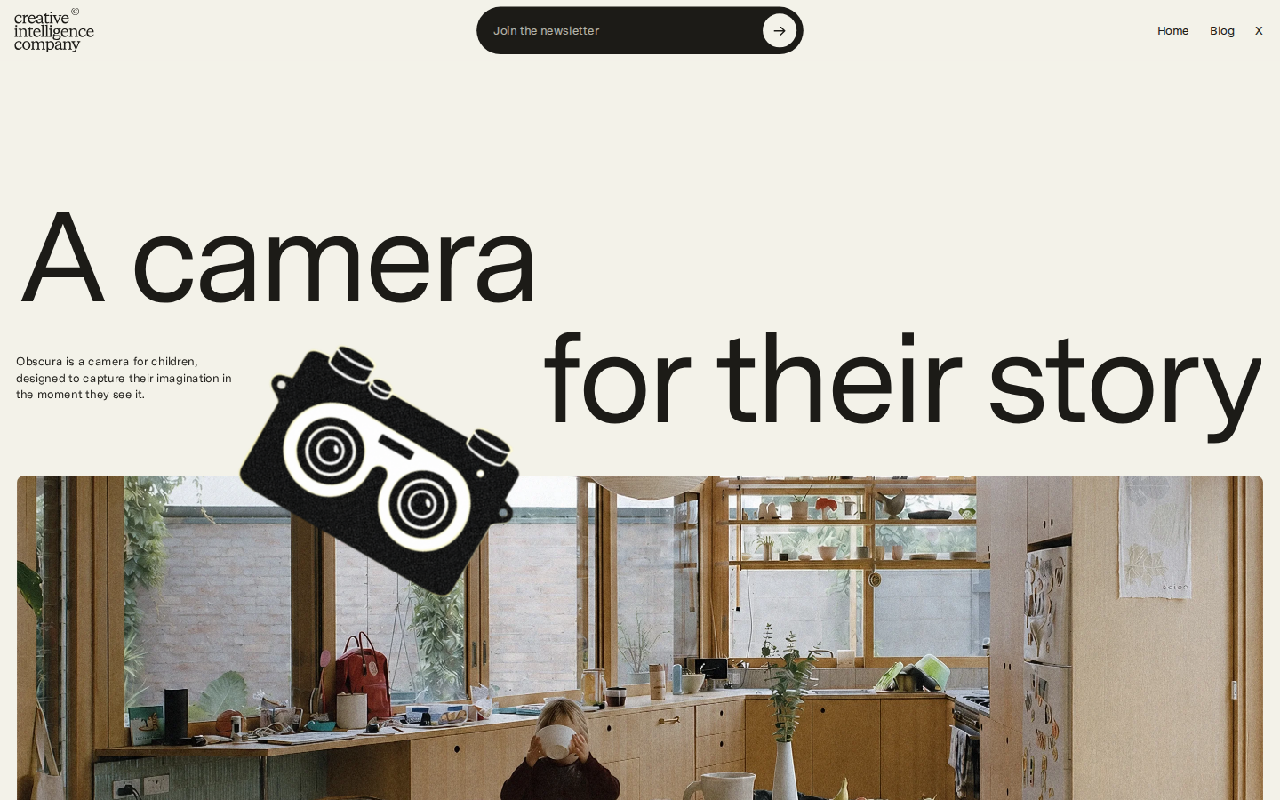 Screenshot of Creative Intelligence Company