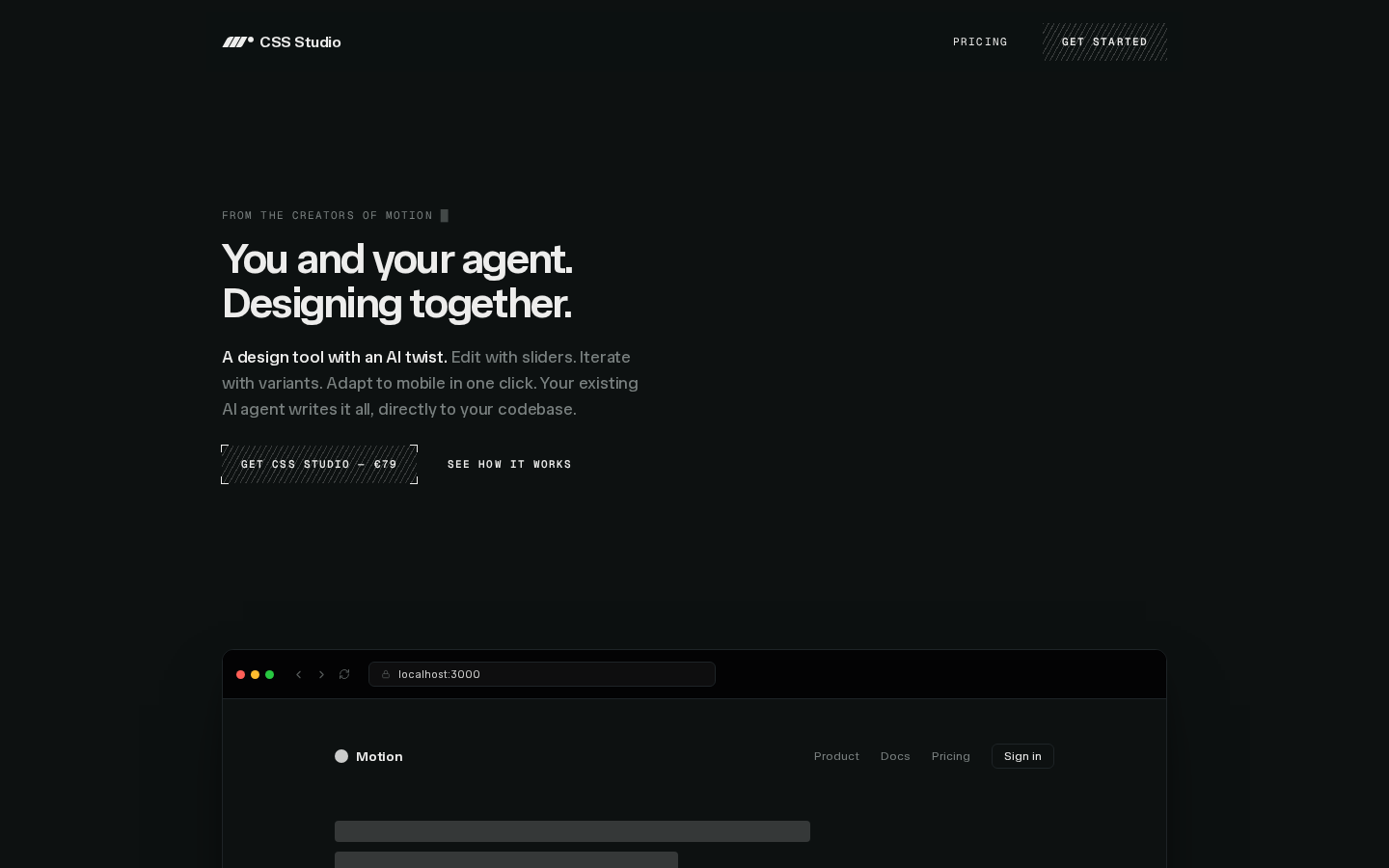 Screenshot of CSS Studio