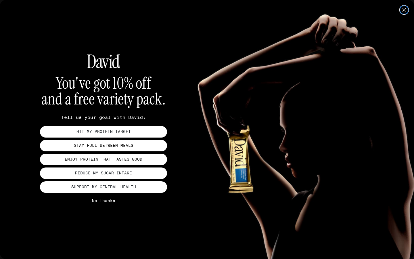 Screenshot of David Protein