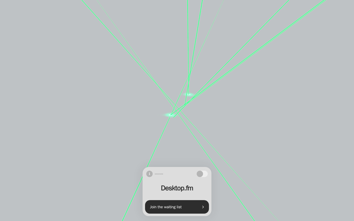 Screenshot of Desktop.fm
