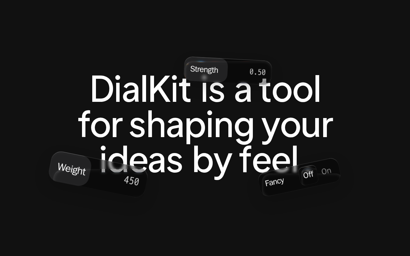 Screenshot of DialKit