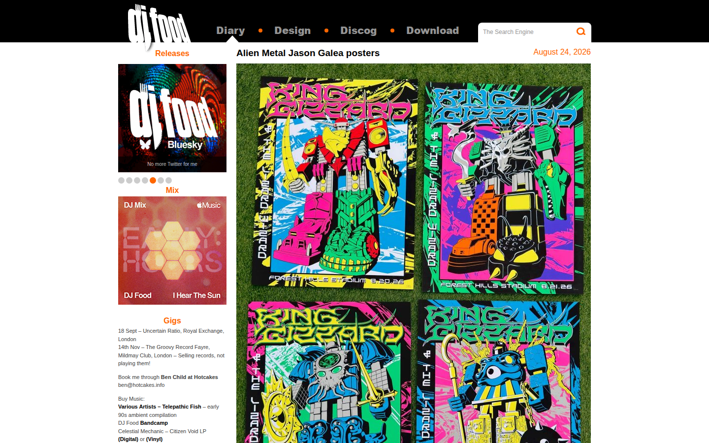 Screenshot of DJ Food