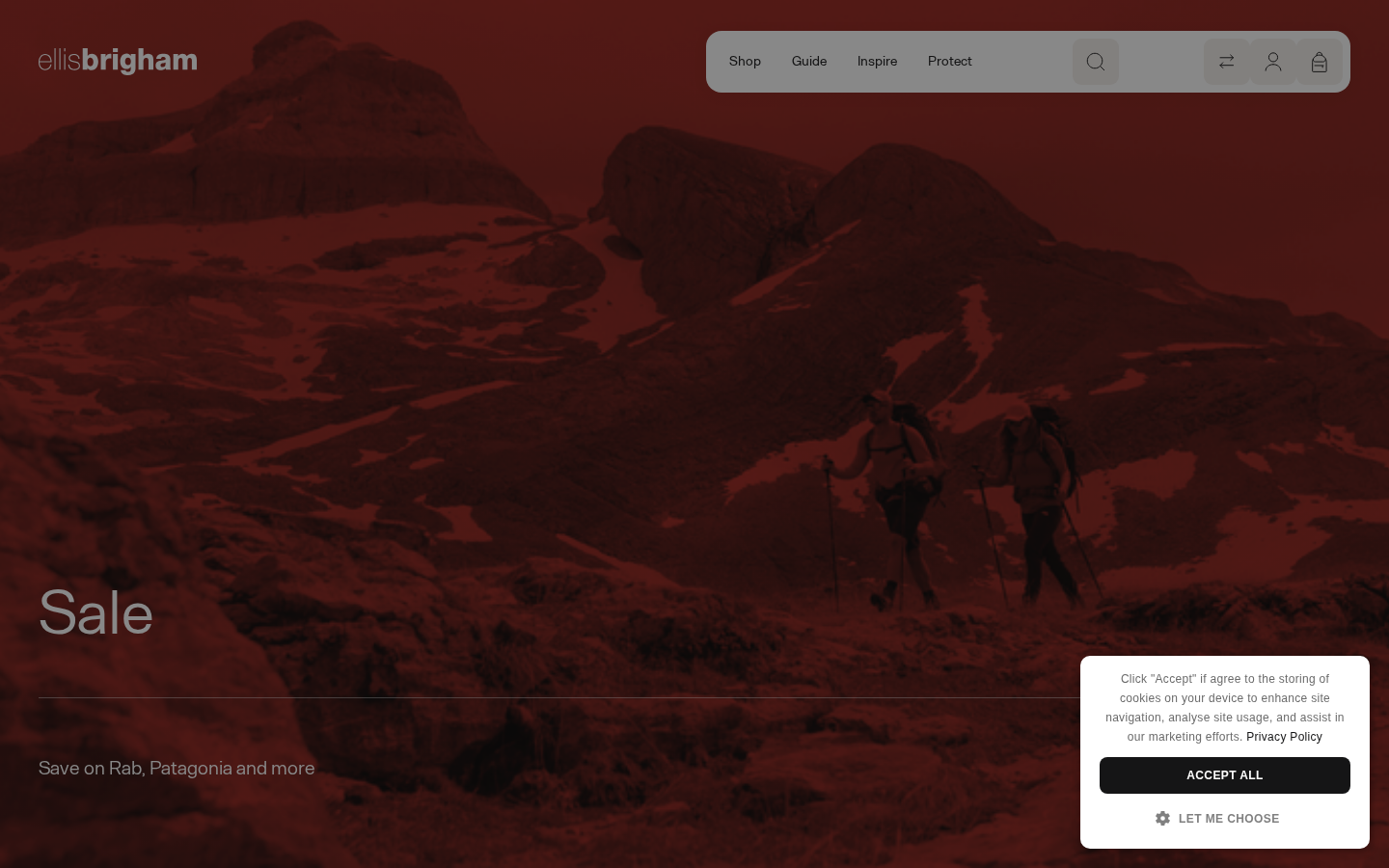 Screenshot of Ellis Brigham