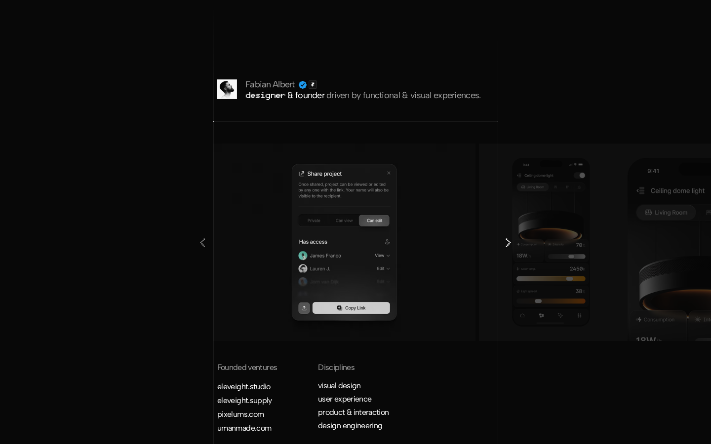 Screenshot of Fabian Albert