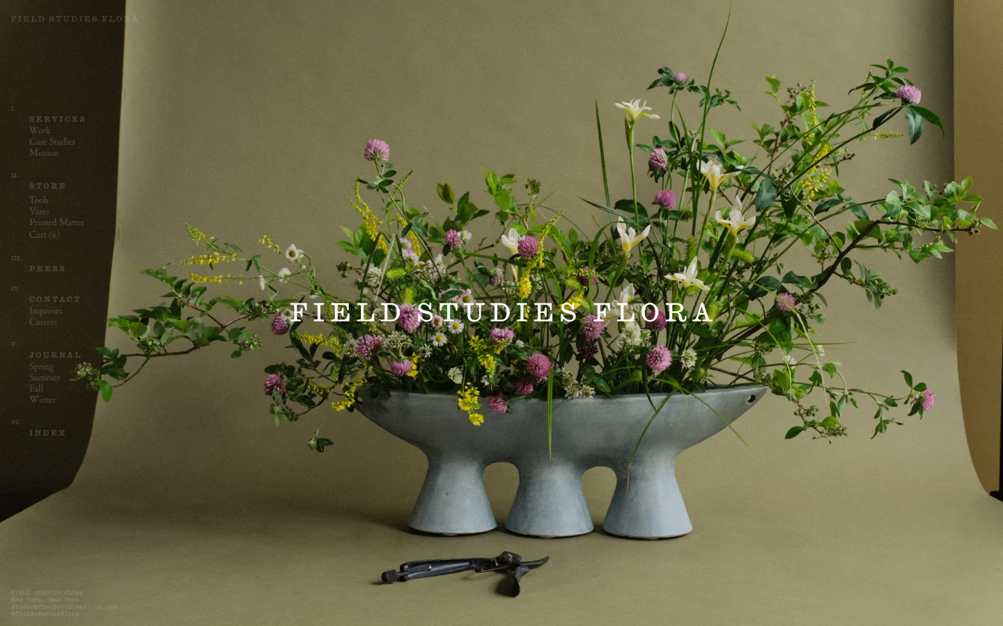 Screenshot of Field Studies Flora