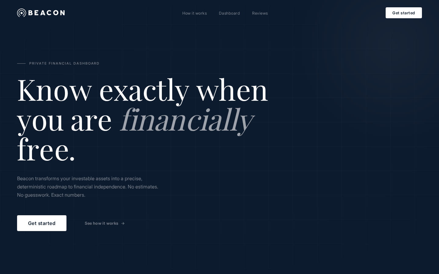 Screenshot of Beacon