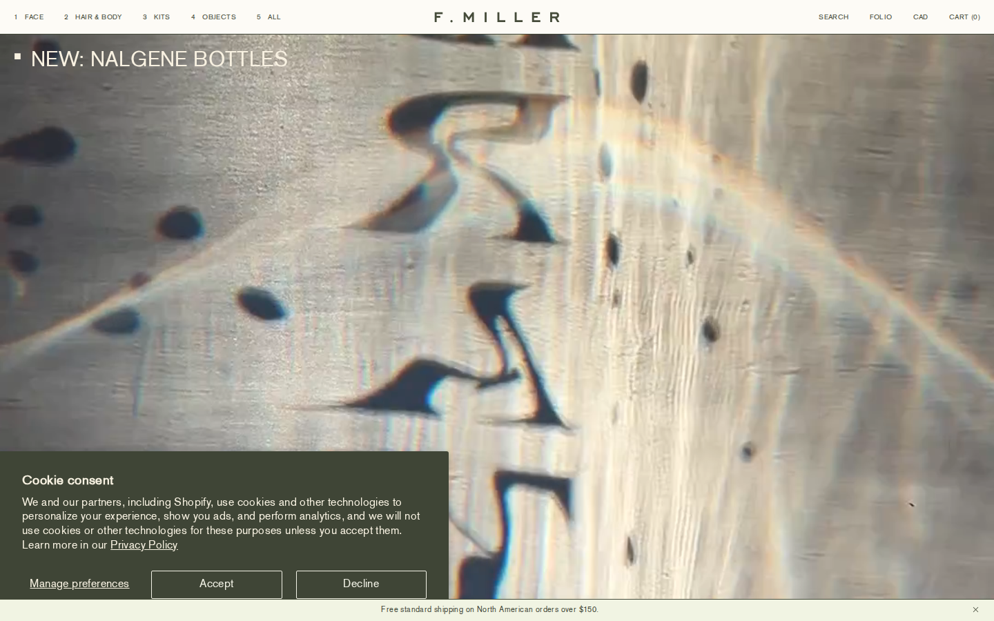 Screenshot of F. MILLER