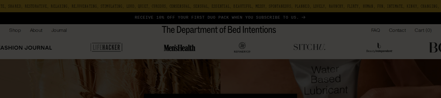ABC Monument Grotesk in use on Bed Intentions