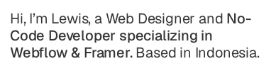 Geist in use on Simplyfolio Template