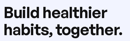 General Sans in use on Habitapp