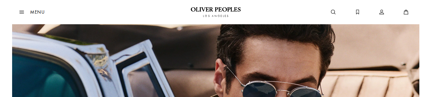 Gotham in use on Oliver Peoples