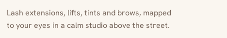 Hanken Grotesk in use on Lashline