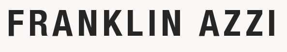 Helvetica in use on Franklin Azzi