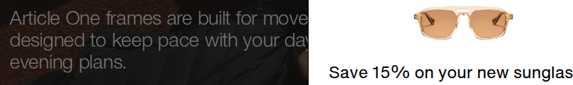 Helvetica Neue in use on Article One