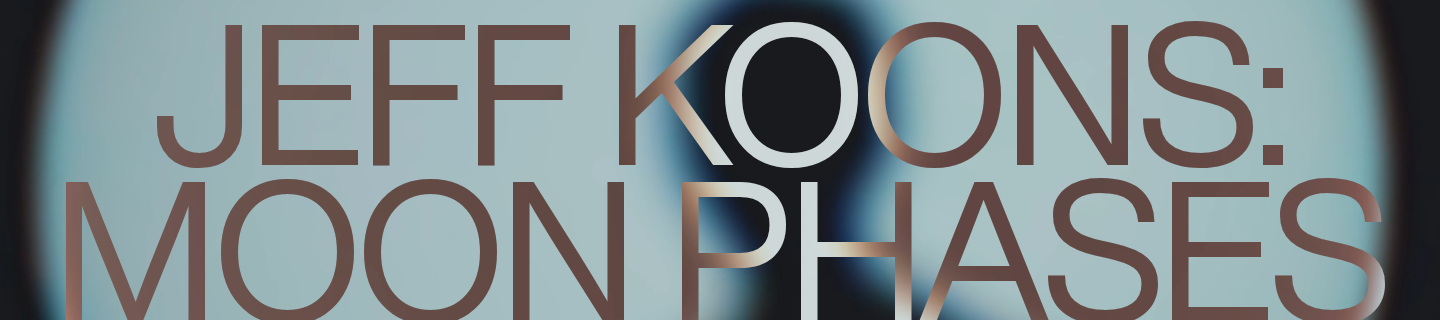 Helvetica Now in use on Jeff Koons Moon Phases