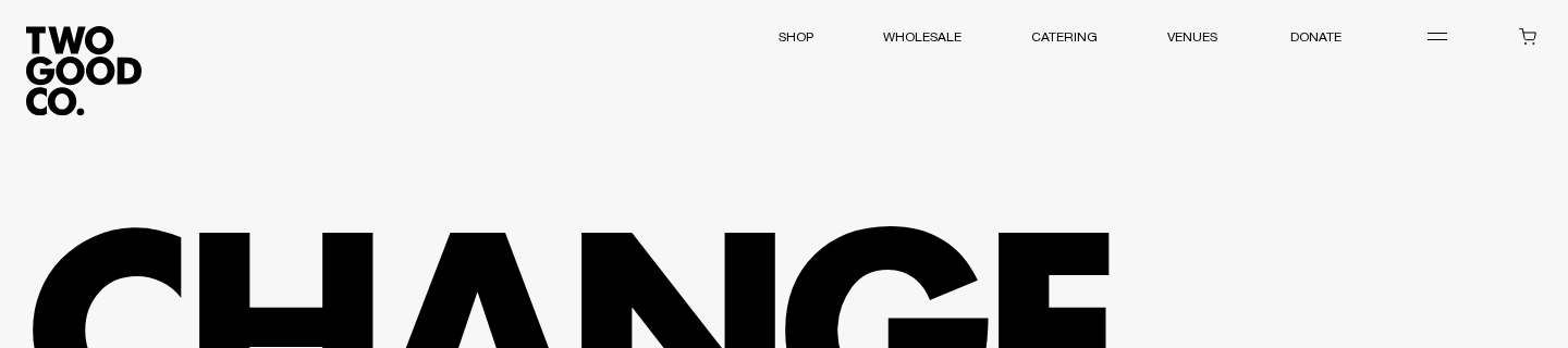Helvetica Now in use on Two Good Co