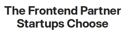 Inter in use on The Frontend Subscription Startups Choose